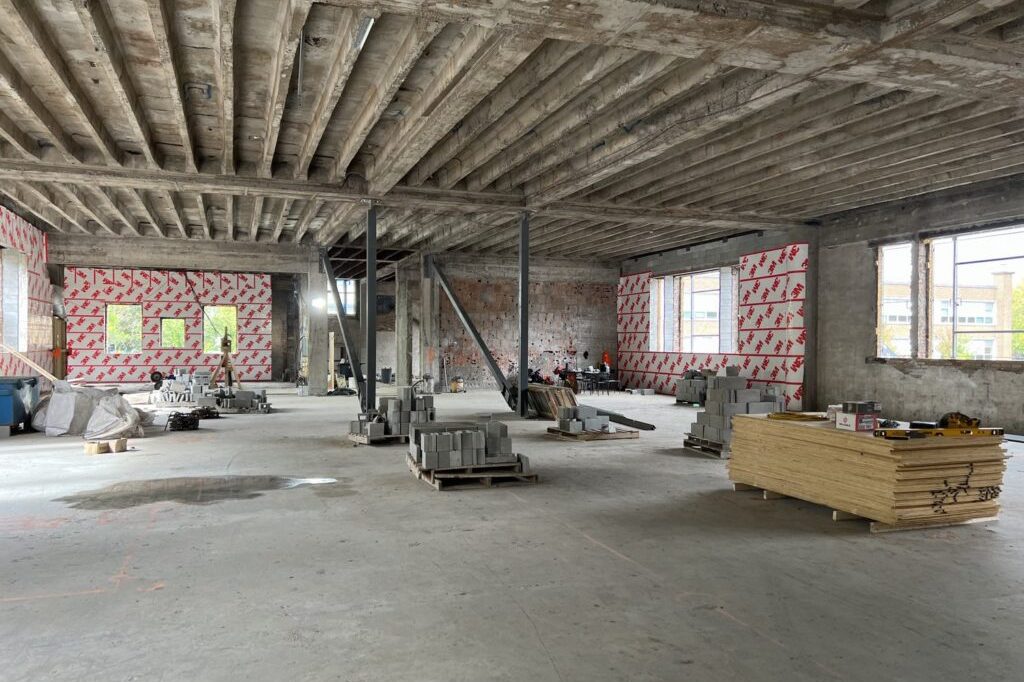 Yielding-restrained-brace-YRB-with-seismic-brake-in-public-school-seismic-retrofit-6-1024x768